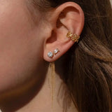 Luxury Gold Chain Tassel Drop Earrings