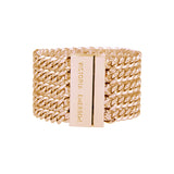 Rose Gold Curb Chain Cuff