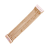 Rose Gold Curb Chain Cuff