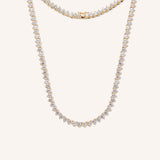 Sally Crystal Tennis Necklace