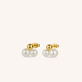 Duo Pearl Cluster Earring