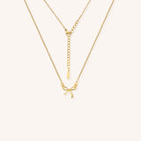 Lacey Bow Necklace
