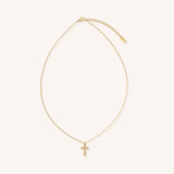 Faith Crystal Cross Necklace