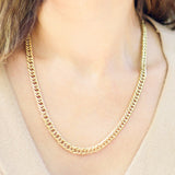 Cuban Chopin Chain Necklace - 22"