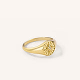 Compass Signet Ring