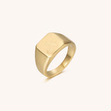 Initial Signet Ring - N