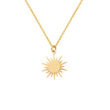 Celestial Coin Pendant Necklace