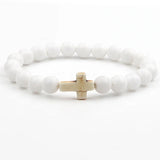 Natural Stone Beaded Bracelet