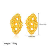 Irregular Lava Textured Open Cuff