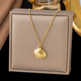 Shell & Pearl Layered Necklace