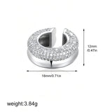 Zircon Double Layer C-Shape Ear Clip