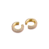 Celestia Pavé Ear Cuff – No Piercing Sparkle Hoop