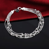 Sterling Silver Solid Chain Bracelet