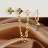 Luna Link Ear Jacket Earrings