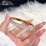 Gold-Plated Statement Bangle