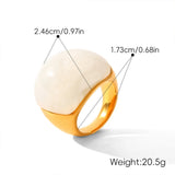 Chunky Resin Dome Statement Ring