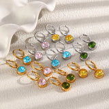 Two-Tone Classic Hoop Earrings