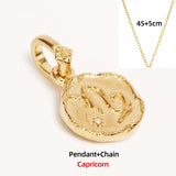 Lava Texture Constellation Necklace