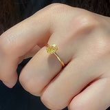 Promise Oval Crystal Ring