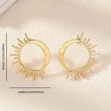 Sun & Moon Stud Earrings