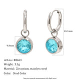 Two-Tone Classic Hoop Earrings