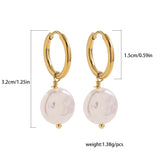 Natural Freshwater Pearl Drop Earrings