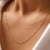 Layered Thin Chain Necklace Set
