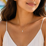 Dainty Marquise CZ Pendant Necklace