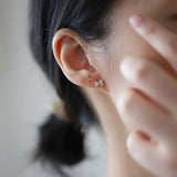 Mini Gold Stud Earrings