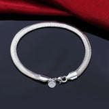 Sterling Silver Solid Chain Bracelet