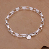 Sterling Silver Solid Chain Bracelet
