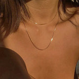 Delicate Snake Chain Choker