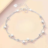 Sterling Silver Star & Moon Bracelet