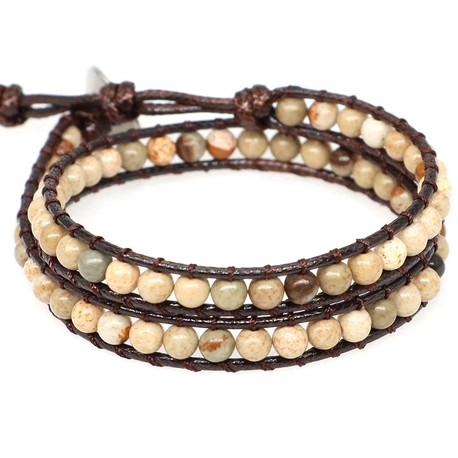 Jasper Wrap Bracelet - 2 Wrap – Victoria Emerson