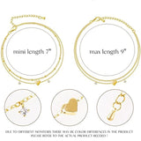 14K Gold-Plated Heart Chain Bracelet