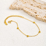 Dainty Heart Charm Bracelet