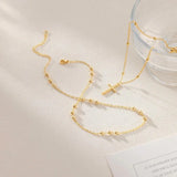 Layered Cross Charm Choker