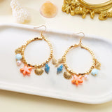 Rainbow Hoop Earrings