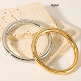 18K Gold-Plated Hollow Cuff Bracelet
