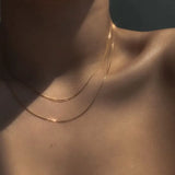 Delicate Snake Chain Choker