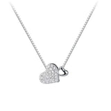 CZ Heart Pendant Choker