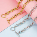 Chunky Toggle Clasp Necklace