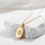 Celestial Photo Locket Necklace