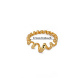 Zircon Geometric Twist Ring