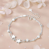 Lucky Clover Crystal Bracelet - Style 1