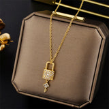 Crystal Cluster Pendant Necklace