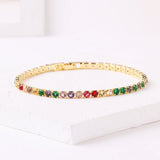 The Rainbow Lumi Tennis Bracelet Collection