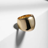 Chunky Smooth Oval Ring
