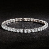 S925 Moissanite Charm Bracelet