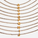 Initial Letter Zircon Bangle